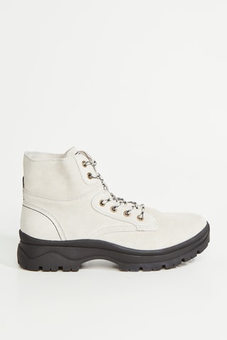 Bottines en cuir Rocking' Gal - Blanc