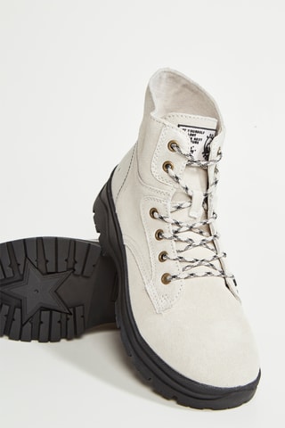 Bottines en cuir Rocking' Gal - Blanc