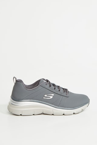 Baskets en cuir Fit True - Gris