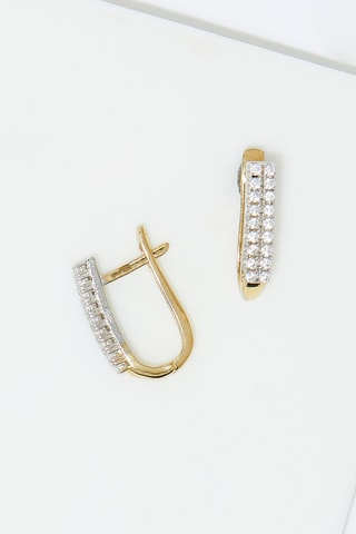 Boucles d'oreilles Olympe Or jaune