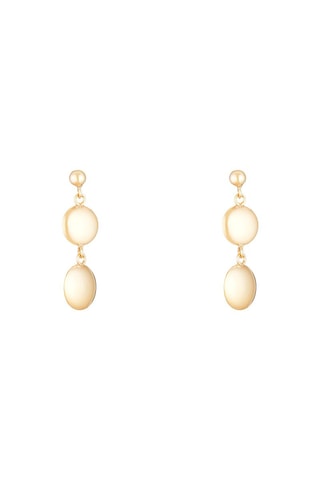 Boucles d'oreilles Rond Pendant Or jaune