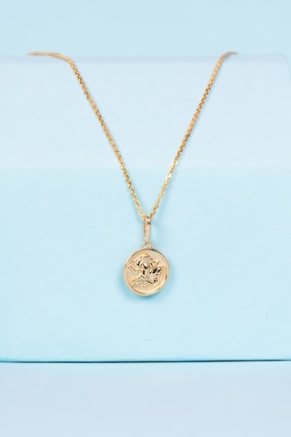 Pendentif Astro Lisse Verseau Or jaune