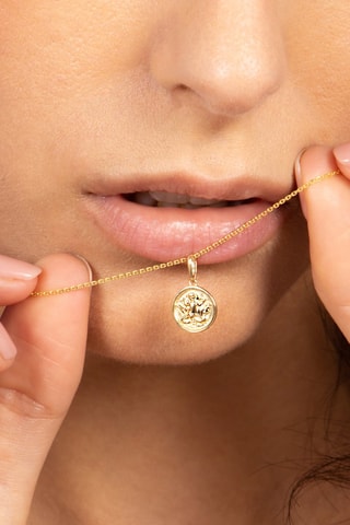 Pendentif Astro Lisse Verseau Or jaune