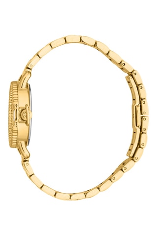 Stalen Quartz Horloge - Goudkleurig en Zilverkleurig