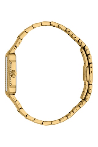 Stalen Quartz Horloge - Goudkleurig en Zilverkleurig