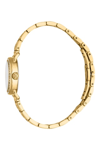 Stalen Quartz Horloge - Goudkleurig en Zilverkleurig