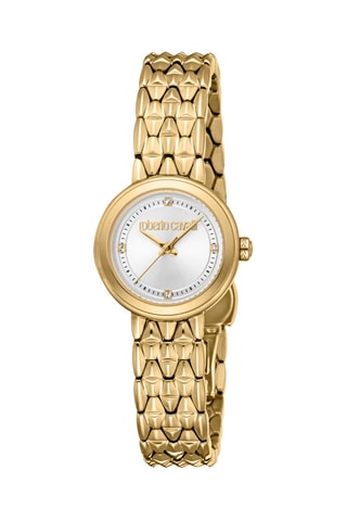 Stalen Quartz Horloge - Goudkleurig en Zilverkleurig