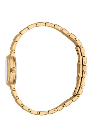 Stalen Quartz Horloge - Goudkleurig en Zilverkleurig