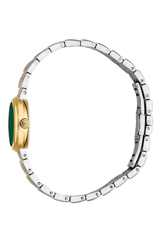 Stalen Quartz Horloge - Zilverkleurig en Goudkleurig