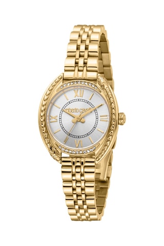 Stalen Quartz Horloge - Goudkleurig en Zilverkleurig
