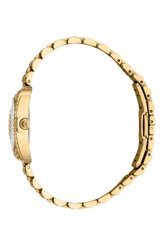 Stalen Quartz Horloge - Goudkleurig en Zilverkleurig