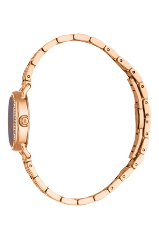 Stalen Quartz Horloge - Roségoudkleurig en Grijs