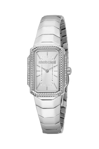 Stalen Quartz Horloge - Zilverkleurig
