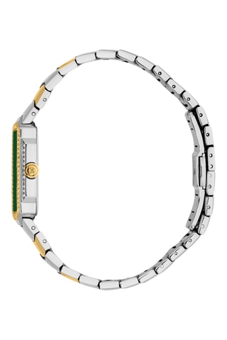 Stalen Quartz Horloge - Zilverkleurig en Goudkleurig