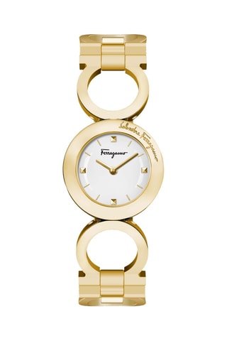 Stalen Quartz Horloge - Goudkleurig