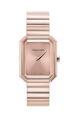 Doublé Roségoud Quartz Horloge