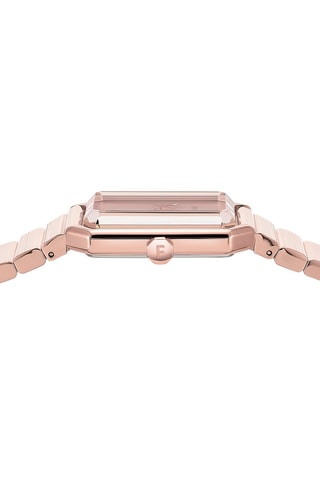 Doublé Roségoud Quartz Horloge