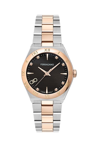 Doublé Roségoud Quartz Horloge
