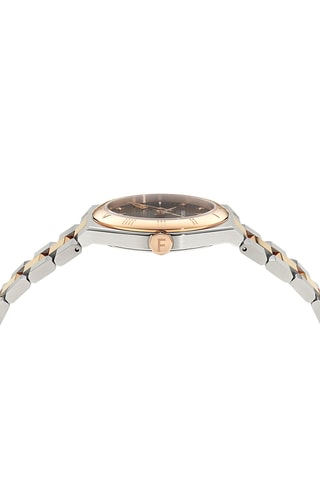 Doublé Roségoud Quartz Horloge