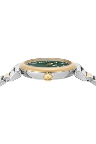 Stalen Quartz Horloge - Zilverkleurig en Goudkleurig
