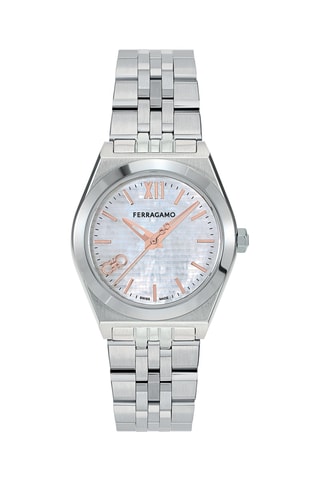 Stalen Quartz Horloge - Zilverkleurig