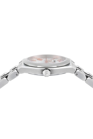 Stalen Quartz Horloge - Zilverkleurig