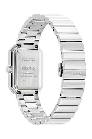 Stalen Quartz Horloge - Zilverkleurig