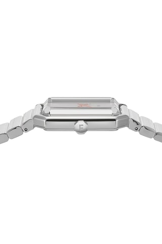 Stalen Quartz Horloge - Zilverkleurig