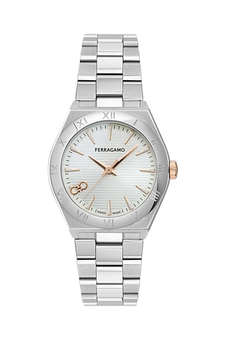 Stalen Quartz Horloge - Zilverkleurig