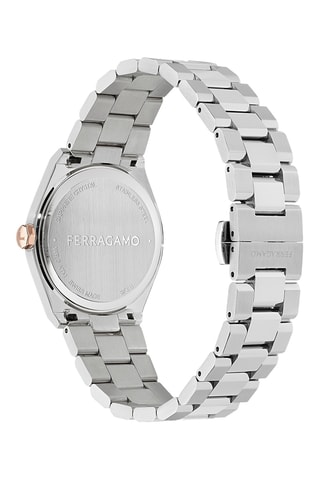 Stalen Quartz Horloge - Zilverkleurig