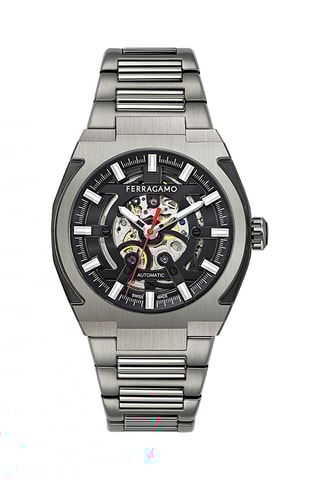 Stalen Automatisch Horloge - Grijs