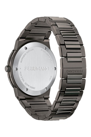 Stalen Quartz Horloge - Grijs