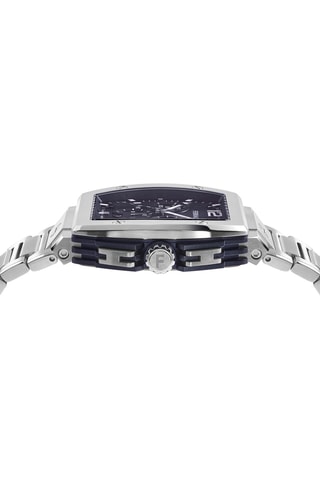 Stalen Quartz Horloge - Chronograaf - Zilverkleurig