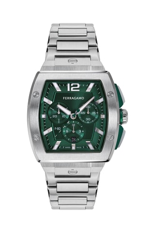 Stalen Quartz Horloge - Chronograaf - Zilverkleurig