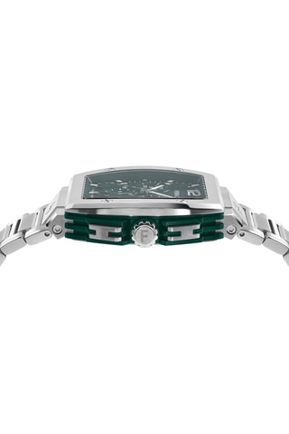 Stalen Quartz Horloge - Chronograaf - Zilverkleurig