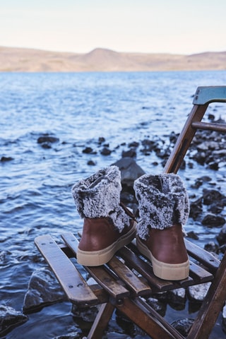 Botins forrados Lucile - Camel