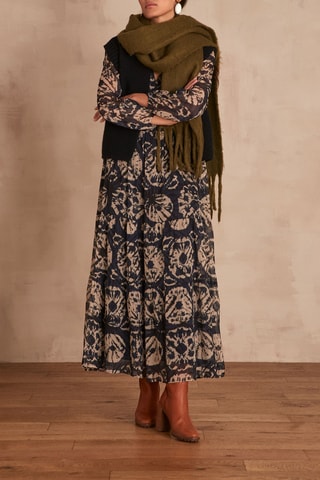 Vestido comprido Celma - Azul