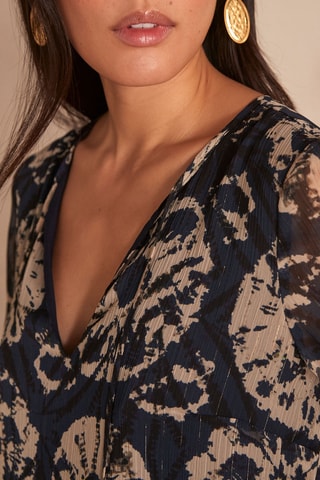 Vestido comprido Celma - Azul
