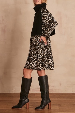 Vestido estilo patinadora Candy - Preto