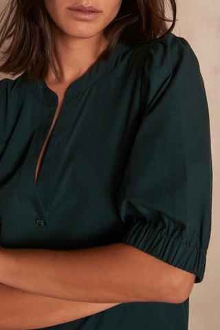Vestido-camisa Gael - Verde