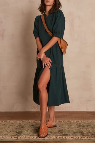 Vestido-camisa Gael - Verde