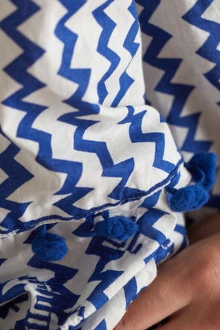 Blusa Marjorie - Azul e branco