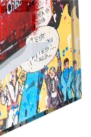 Tableau en verre trempé "Everyday Life" - Mr. Brainwash - Reproduction
