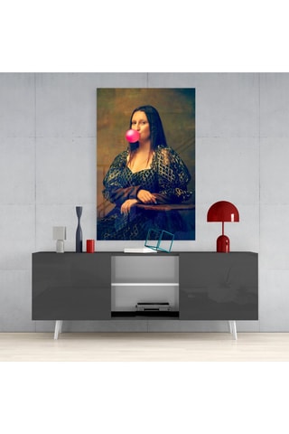 Tableau en verre trempé "La Joconde" - Léonard de Vinci - Reproduction