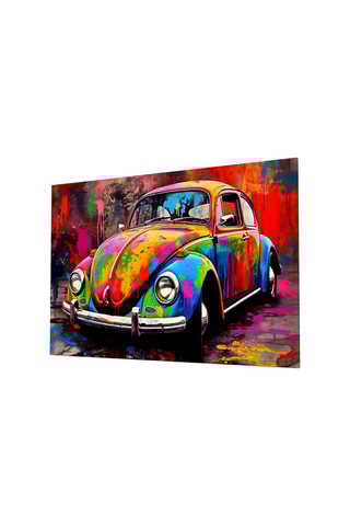 Tableau en verre trempé Colorful VW