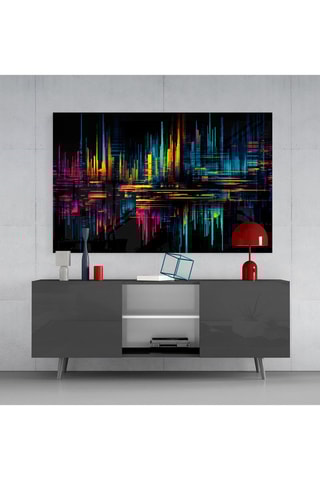 Tableau en verre trempé Dance of Colors 