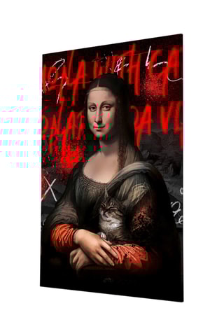 Tableau Mona Lisa, The Cat Lover