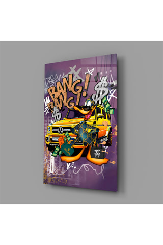 Tableau en verre trempé Daffy Luxury and Speed 
