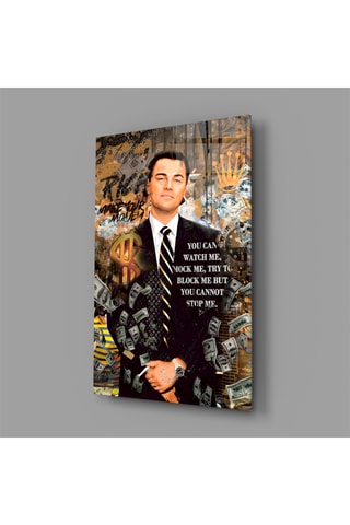 Tableau en verre trempé The Wolf of Wall Street 