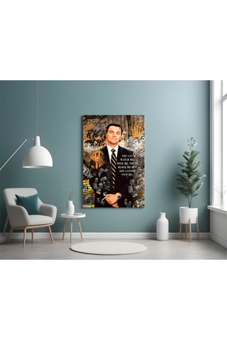 Tableau en verre trempé The Wolf of Wall Street 